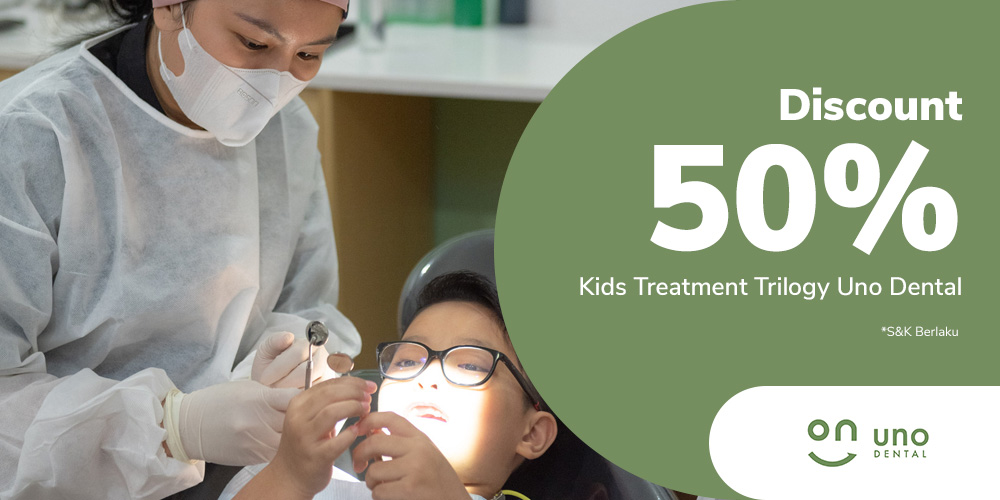 Gambar promo Discount 50% Kids Treatment Trilogy Uno Dental dari Uno Dental